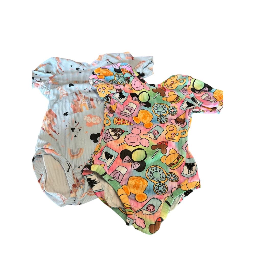 2 Magical Boho Ballet Leotards Bundle Girls Size 6 Small Dance Gymnastics